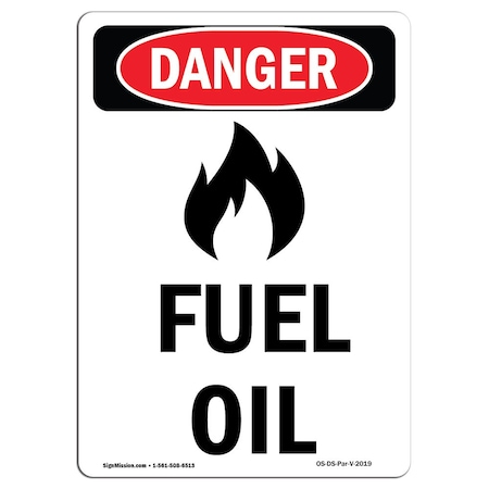 Signmission Safety Sign, OSHA Danger, 10" Height, Aluminum, V-2019, Portrait OS-DS-A-710-V-2019